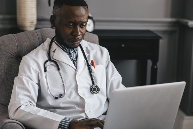 telemedicine visit with doctor
